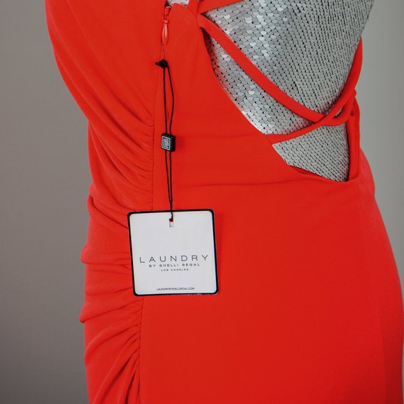 NWT Laundry by Shelli Segal Jersey Formal Dress-10 - Picture 3 of 7